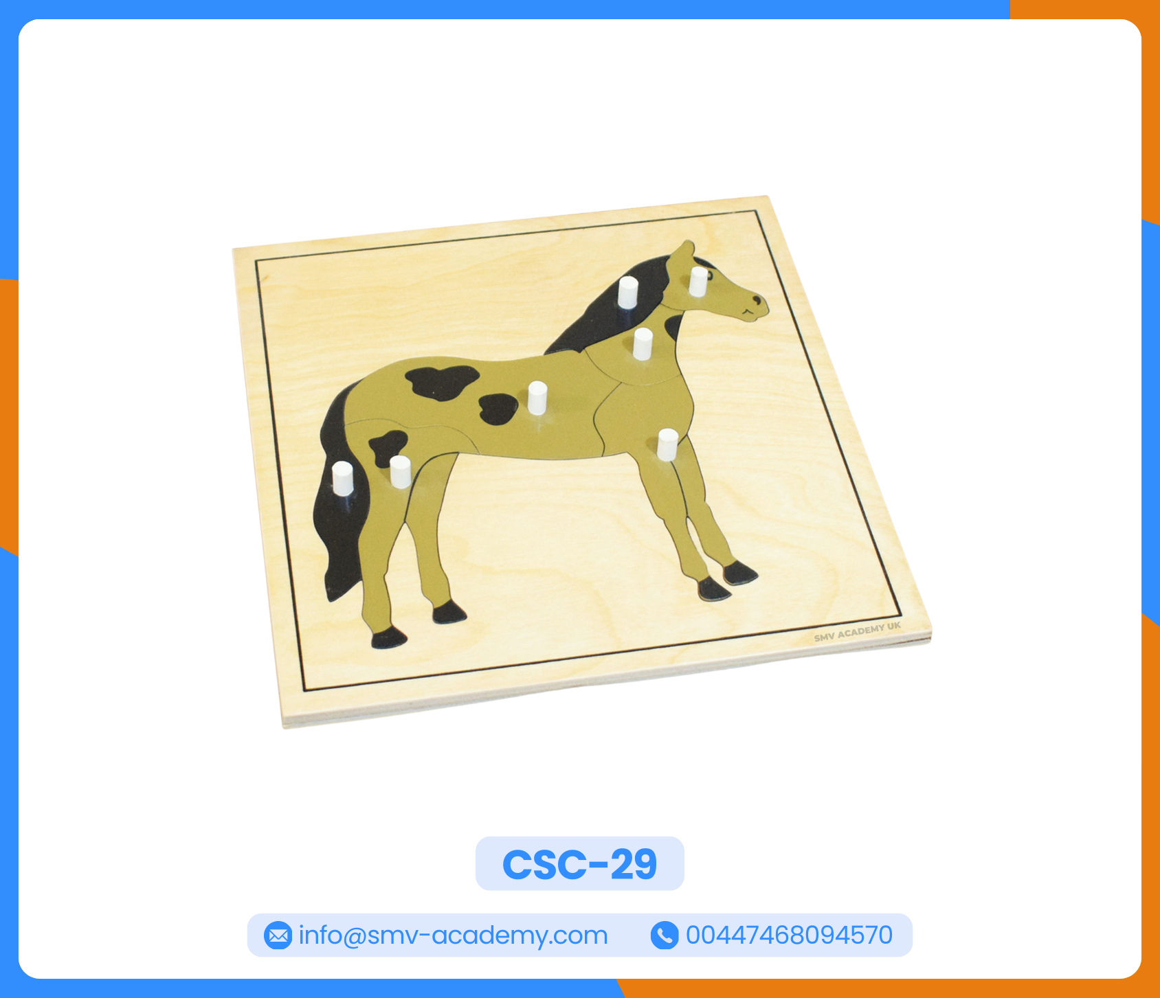 بازل أجزاء الحصان